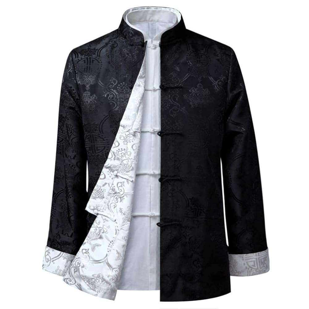 ジャケット・アウター 90's Traditional Black Kung Fu Jacket Kung Fu Jacket – Kinji San
